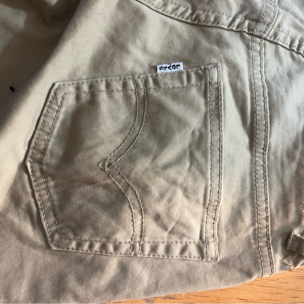 Levis White Tag Vintage Tan Jeans Size Reg W26 L26”